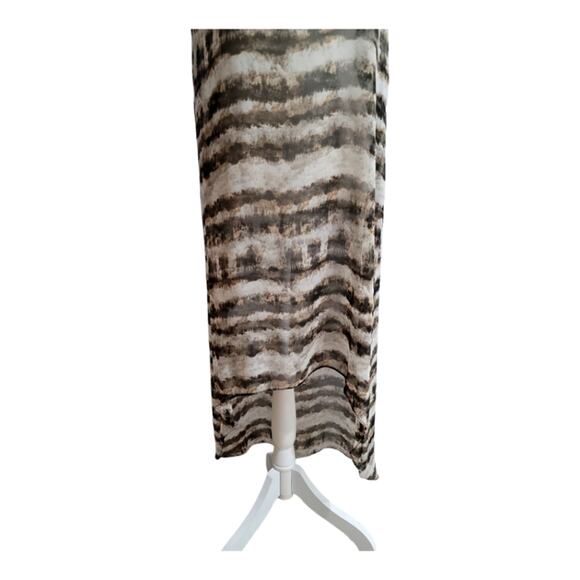 Zara Sheer Chiffon Overlay Dress - Picture 4 of 5